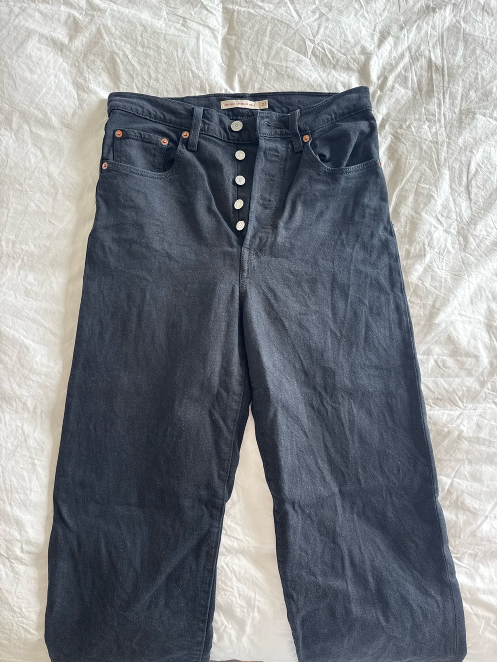 Levi’s Ribcage Jeans Black Sprout 26